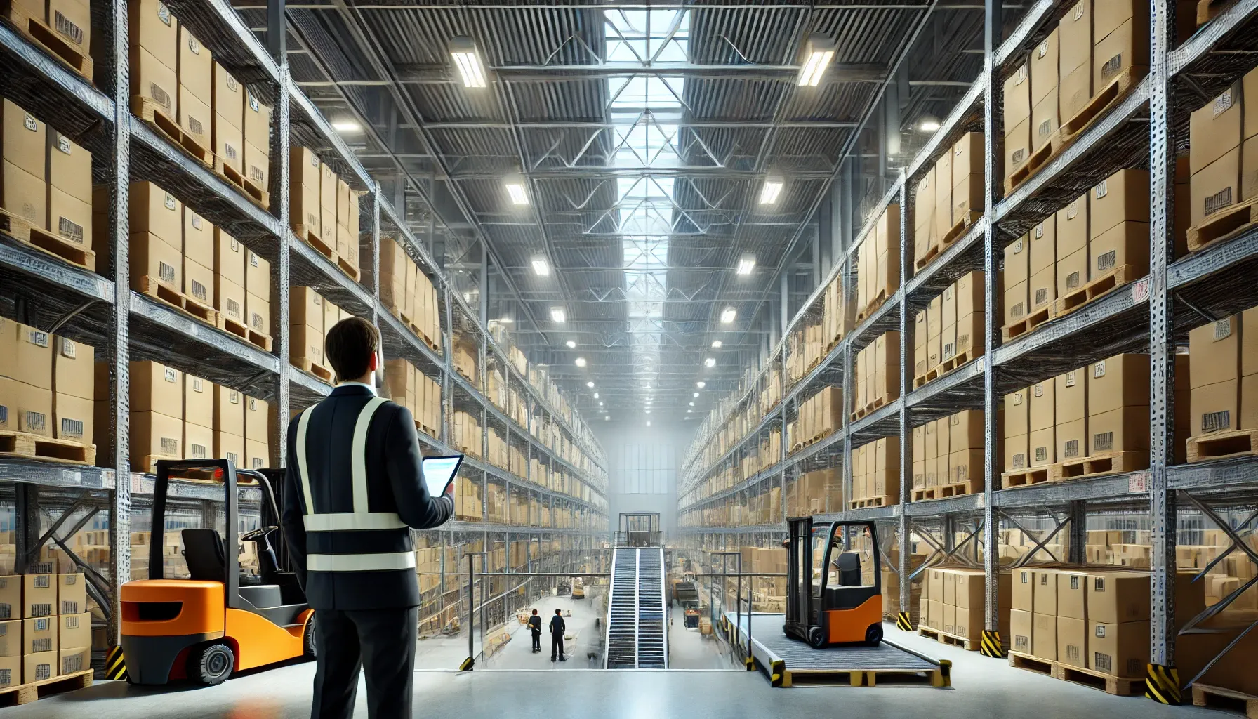 Modern warehouse facility representing asset management and inventory control
